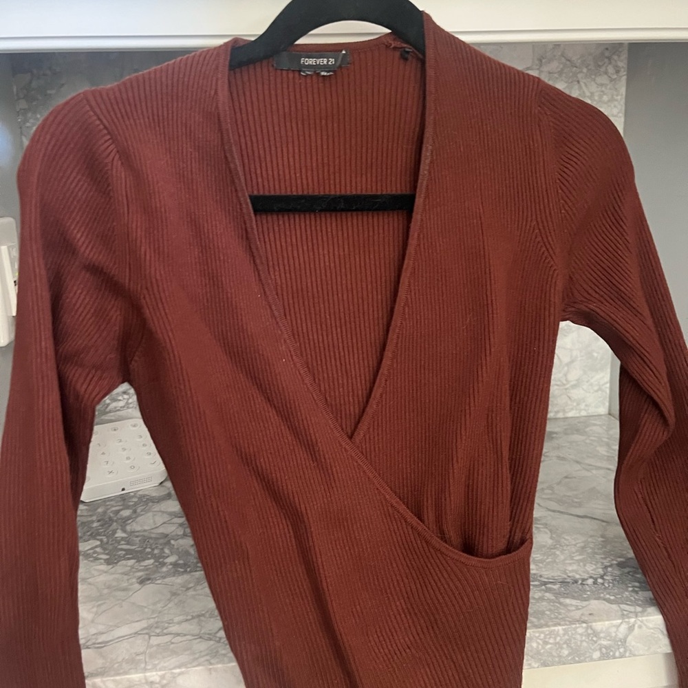 Brown stretching material top size L